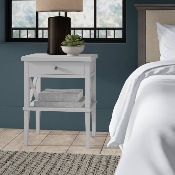 Beachcrest Home Angeles Nightstand & Reviews Wayfair